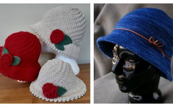 Bucket Style Hat Free Knitting Pattern