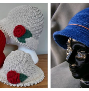 Bucket Style Hat Free Knitting Pattern