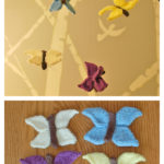 Butterfly Baby Mobile Free Knitting Pattern
