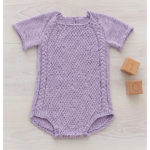 Cable Romper Free Knitting Pattern