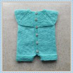 Babbity Baby Romper Free Knitting Pattern