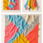 Easy Puzzle Blanket Free Knitting Pattern