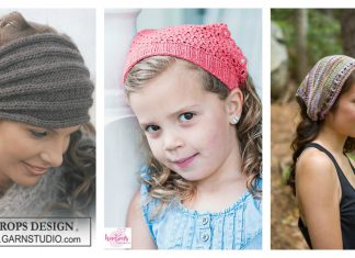 Kerchief Headband Free Knitting Pattern