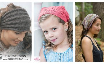 Kerchief Headband Free Knitting Pattern