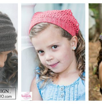 Kerchief Headband Free Knitting Pattern