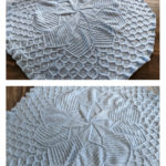 May Flowers Baby Blanket Free knitting Pattern