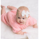 Rosalyn Baby Romper Free Knitting Pattern