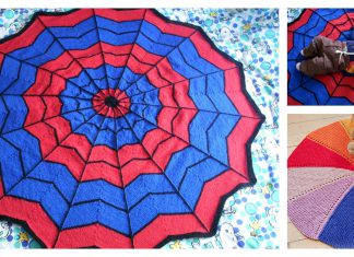 Round Blanket Free knitting Pattern