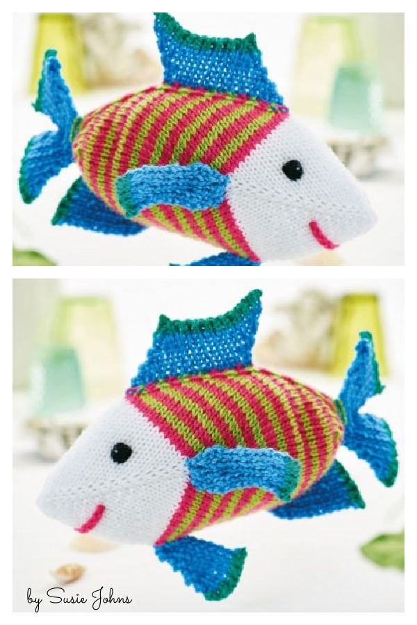 Amigurumi Fish Softie Free Knitting Pattern