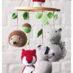 Woodland Tales Animal Baby Mobile Free Knitting Pattern
