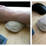 Wrist Rest Pillow Free knitting Pattern