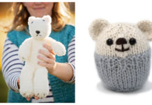 Amigurumi Polar Bear Toy Free Knitting Patterns