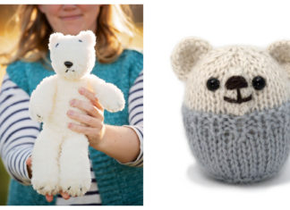 Amigurumi Polar Bear Toy Free Knitting Patterns