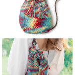 Bucket Tote Bag Free Knitting Pattern