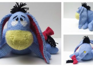 Eeyore Knitting Pattern Free and Paid