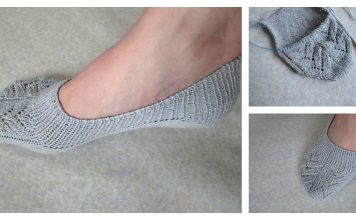 No Show Socks Free Knitting Pattern