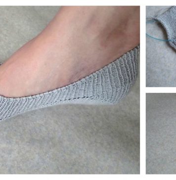 No Show Socks Free Knitting Pattern