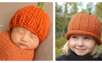 Pumpkin Hat Free Knitting Pattern