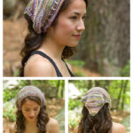 Santorini Kerchief Headband Free Knitting Pattern