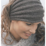 Saturn Rings Headband Free Knitting Pattern