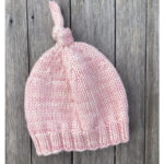 Teensy Top Knot Hat Free Knitting Pattern