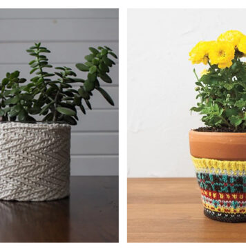 Animal Pot Cozies Knitting Patterns