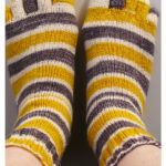 Basic Toe Sock Free Knitting Pattern