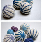Christmas Ball Ornaments Free Knitting Pattern
