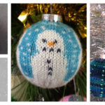 Christmas Ball Ornaments Free Knitting Pattern