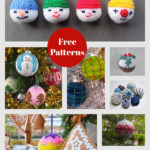 Christmas Ball Ornaments Free Knitting Pattern