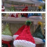 Christmas Cork Elves Free Knitting Pattern