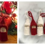 Christmas Cork Elves Free Knitting Pattern