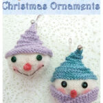 Cozy Snowman Christmas Ornaments Free Knitting Pattern