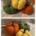 Fall Pumpkin Decorations Free Knitting Pattern