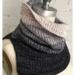 Flying Solo Simple Unisex Ribbed Cowl Free Knitting Pattern