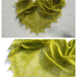 Marjamets Crescent Shaped Shawl Free Knitting Pattern