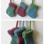 Mini Christmas Stocking Free Knitting Pattern