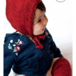 Pixie Bonnet Hat and Legwarmers Free Knitting Pattern