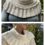 Simple Cotton Cloud Cowl Free Knitting Pattern