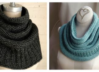 Simple Cowl Free Knitting Pattern