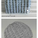 Waffle Stitch Kaza Hat Free Knitting Pattern