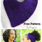 emPower People Kerchief-style Cowl Free Knitting Pattern