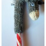Candy Cane Donkeys Ornaments Free Knitting Pattern