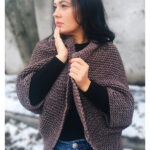 Easy Oversized Cardigan Knitting Pattern