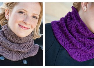 Eleanor Lace Cowl Free Knitting Pattern