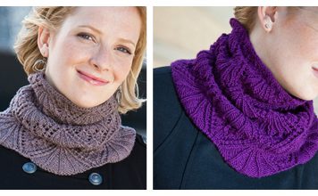 Eleanor Lace Cowl Free Knitting Pattern