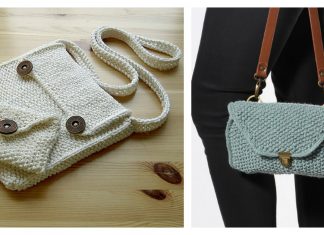 Moss Stitch Bag Free Knitting Pattern