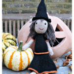 Halloween Ms. Witch Doll Free Knitting Pattern