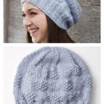 Polka Dot Hat Free Knitting Pattern