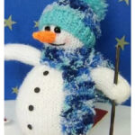 Samuel Skiing Snowman Free Knitting Pattern